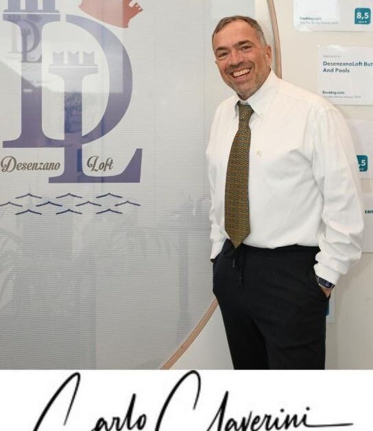Carlo Claverini CEO DesenzanoLoft Srl Airbnb Superhost Lake Garda Hospitality