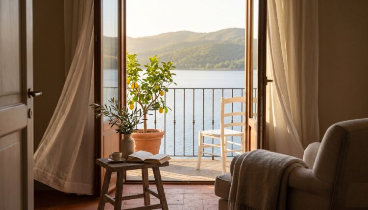 View of Lake Garda from holiday apartment terrace - DesenzanoLoft